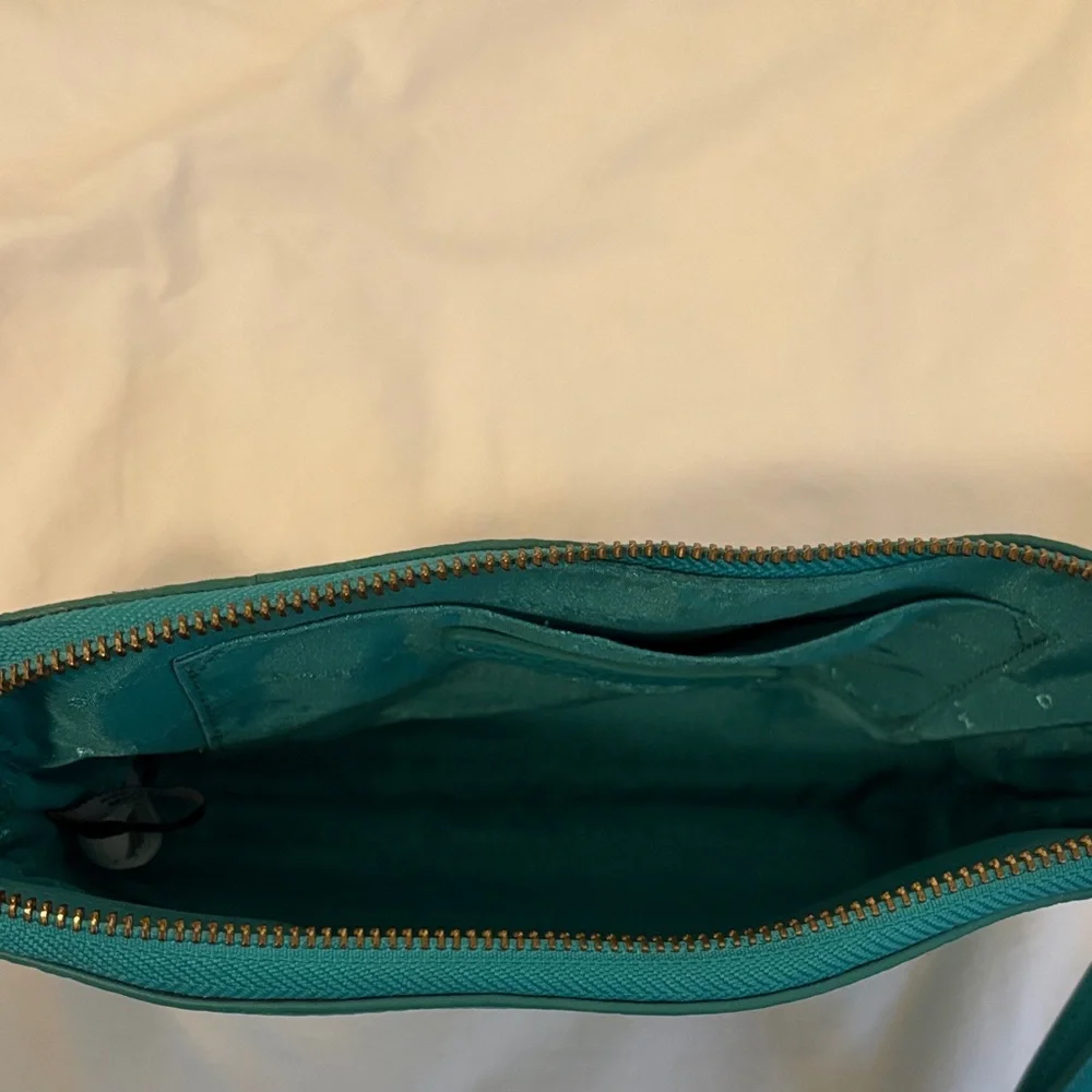 Marc by Marc Jacobs Turquoise and Tan Crossbody Bag - Picture 3 of 14